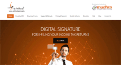 Desktop Screenshot of digitalsignature.in